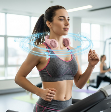 Portable Neck Fan: Holiday Hands Free Bladeless Neck Fan - Lumae