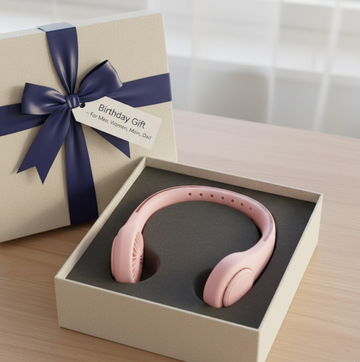 Portable Neck Fan: Holiday Hands Free Bladeless Neck Fan - Lumae