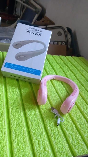 Portable Neck Fan: Holiday Hands Free Bladeless Neck Fan - Lumae