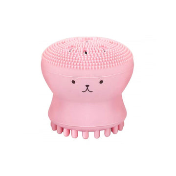 Facial Cleansing Brushes – Cute Octopus Shape Silicone Face Scrubber Massager (1 Pc) - Lumae