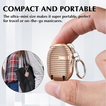 Keychain Nail Clipper | Small Nail Clippers Multicolor (1 Pc) - Lumae