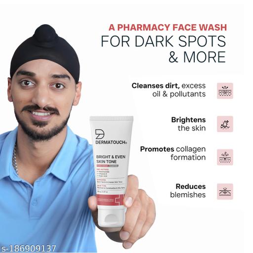 Bright & Even Tone with Niacinamide, Vitamin E and Kojic Acid Face Wash - 70G - Lumae