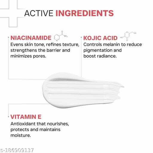 Bright & Even Tone with Niacinamide, Vitamin E and Kojic Acid Face Wash - 70G - Lumae