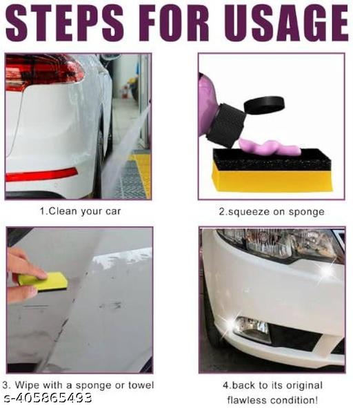 Chamkalo All In One (250ml) + Car Scratch Removal (100g) +Car Wash Shampoo (200ml) Car Polish Spray, Body Compound Scratch Remover ,Spot Cleaning Better Shine Car Wash Combo - Lumae
