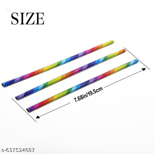 10 Pack Car Air Conditioner Vent Outlet Trim Strip For Car Chrome PVC Car Interior Trim Strip Line (Rainbow) - Lumae