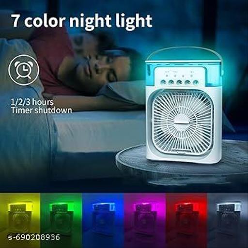 Portable Mini  Cooler adjustable wind direction design. Even more, it has 2 wind modes (low mist and high  mist). Use it as Personal Desk Fan Not as Table Fan 10W portable  conditioner table mini personal space cooler with USB performance - Lumae