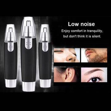 Sharp Steel Battery-Operated Ear and Nose Hair Trimmer - Lumae