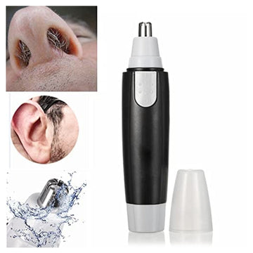Sharp Steel Battery-Operated Ear and Nose Hair Trimmer - Lumae