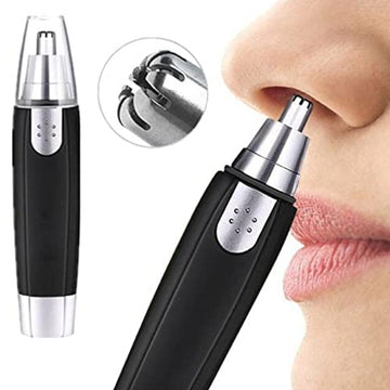 Sharp Steel Battery-Operated Ear and Nose Hair Trimmer - Lumae