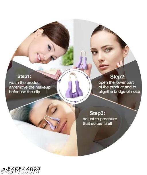 Silicone Nose Shaper Clip Nose Corrector Device for Nose Bridge Straightening and Lifting - Soft and Safe Non Surgical Nose Up Beauty Tool - Lumae