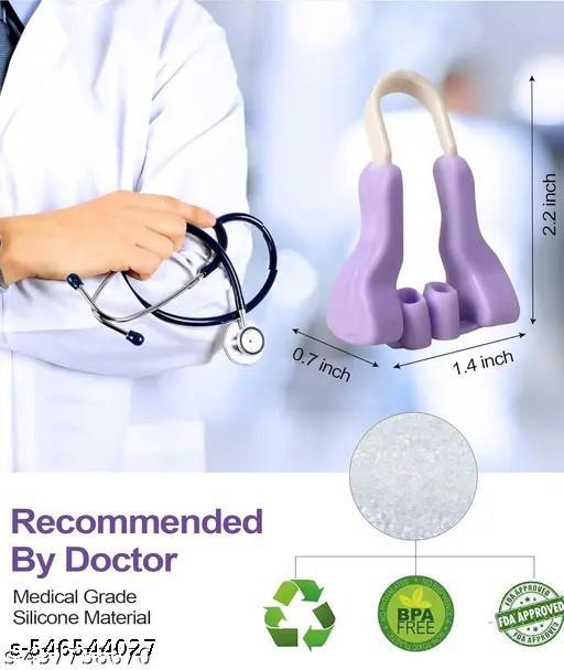 Silicone Nose Shaper Clip Nose Corrector Device for Nose Bridge Straightening and Lifting - Soft and Safe Non Surgical Nose Up Beauty Tool - Lumae