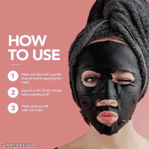 Regolith Charcoal Peel Off Face Mask For Removing Blackheads and Whiteheads | Moisturizing & Deep cleansing Peel off Mask | Face mask 50g Pack Of 1 - Lumae