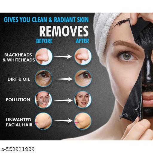 Regolith Charcoal Peel Off Face Mask For Removing Blackheads and Whiteheads | Moisturizing & Deep cleansing Peel off Mask | Face mask 50g Pack Of 1 - Lumae