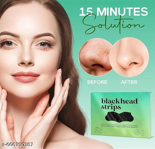 Skincare Charcoal Nose Strips Men Blackhead Remover (10  Strips) - Lumae