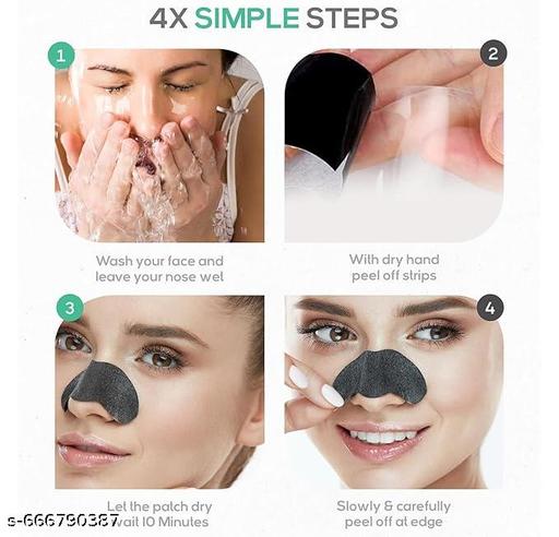 Skincare Charcoal Nose Strips Men Blackhead Remover (10  Strips) - Lumae