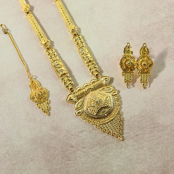 Majestic Regal Panel Necklace Set – Trending Traditional Bridal Jewellery - Lumae