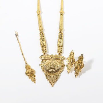 Majestic Regal Panel Necklace Set – Trending Traditional Bridal Jewellery - Lumae