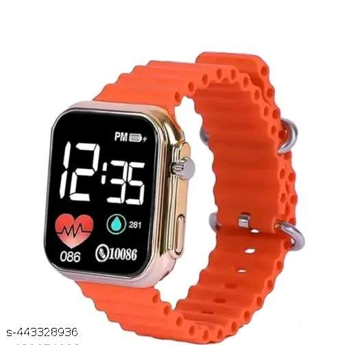 Digital Watch (Pack of 1) BUY, Most Selling Latest Trending Square Led Watch for unisex, Best Quality Watch Classic Digital Watch,watch, watch, top, watch Digital, Trending Sports Watch,For Boys & Girls, LED band for kids, boys and girls Trending Watch  - Lumae
