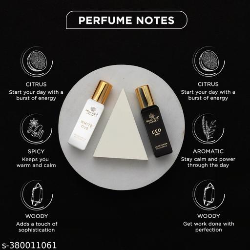 Luxury CEO Man 20 ml + White Oud Unisex 20 ml Perfume Gift Combo Pack for Men and Women (Pack of 2) - Lumae