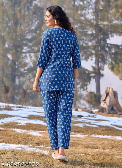 Womens Printed Night Suit Set - stylish womens collor nighjt suit - womens co-ord set - night suit for womens and girls, PRINTED NIGHT SUITE - WOMENS PRINTED CO-ORD SET FOR WOOMENS AND GIRLS - NJORA LUXURY FASHION