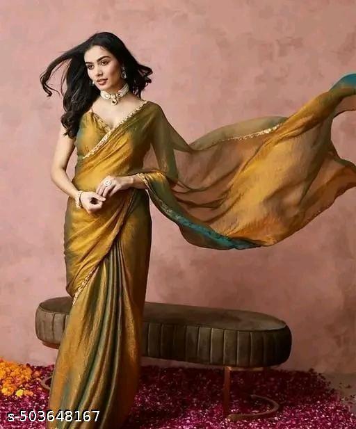 gold saree 5 - NJORA LUXURY FASHION
