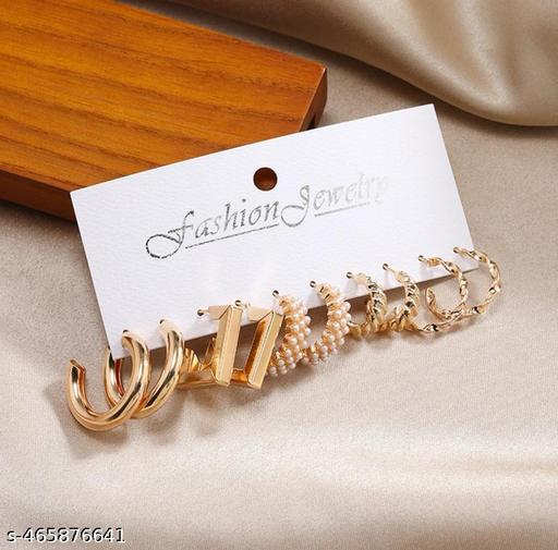 Combo Of 17 Earrings Pair For Girls Earrings For Kids Metal Studs Earrings - NJORA LUXURY FASHION