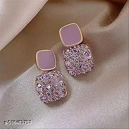 Combo Of Four Korean Crystal Stud Earrings - NJORA LUXURY FASHION