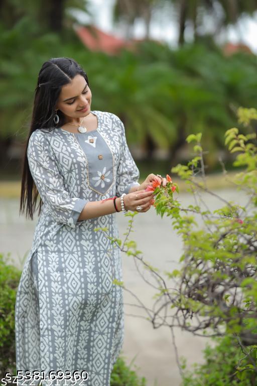 Cotton Woman Kurta Set With Pant - NJORA LUXURY FASHION