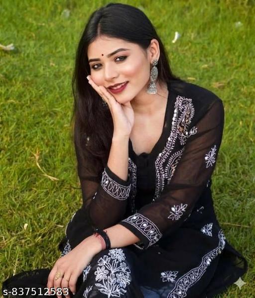 Chikankari kurtiKurti 
Chikankari kurti for women 
Chikankari kurta chiken kurti 
Chikan kurti - NJORA LUXURY FASHION
