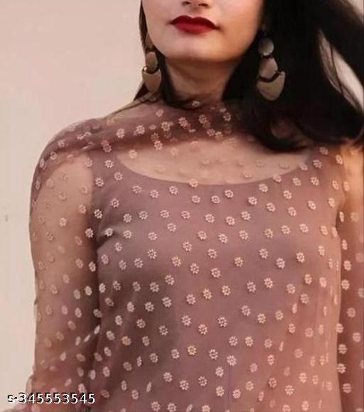 BEAUTIFUL BROWN KURTA SETS WITH DUPATTA AND BOTTOMWEAR - NJORA LUXURY FASHION