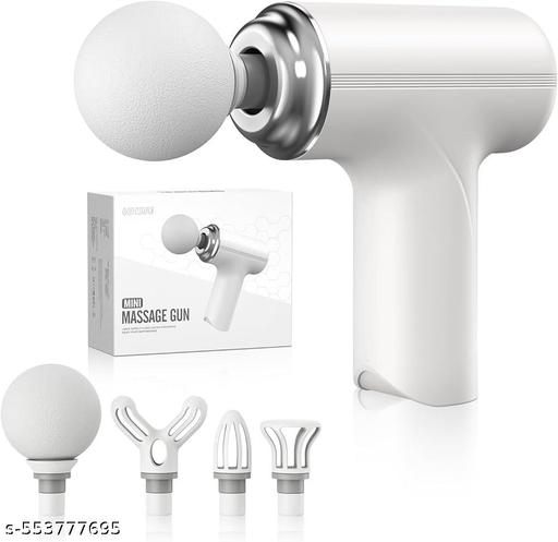  Massage Gun Deep Tissue 6-Speed Portable Percussion Muscle Massager with 4 Heads, Pain  Relief, Relaxation for Stiff Shoulders With Full body Massage - Pathoos 