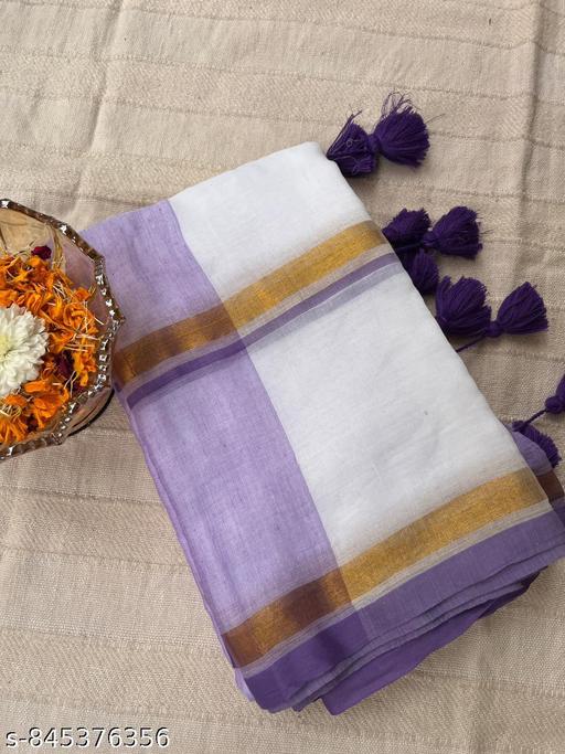 Handloom pure mall cotton saree  - NJORA LUXURY FASHION