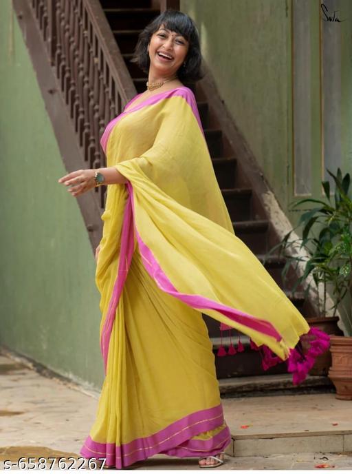 Mul cotton saree  - NJORA LUXURY FASHION