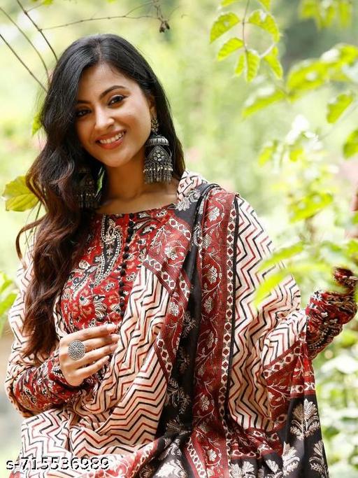 RED Embroidered Kurta Set | Women Kurta Pant Dupatta Set | Festive Wear Ethnic Suit | Elegant Party Wear Kurta Set | Floral Dupatta Kurta Set | Traditional Indian Wear for Women | Wedding & Festival Outfit | Stylish Straight Kurta Set - NJORA LUXURY FASHION