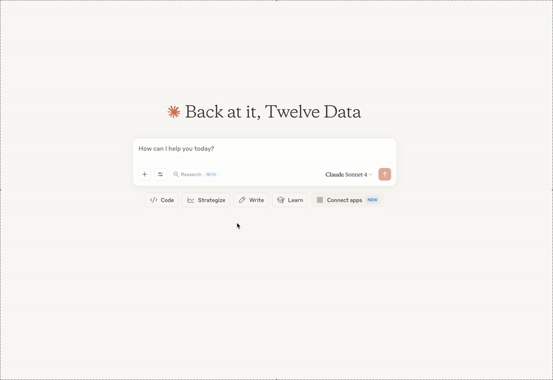 Example usage with Claude Desktop