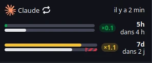 New usage widget