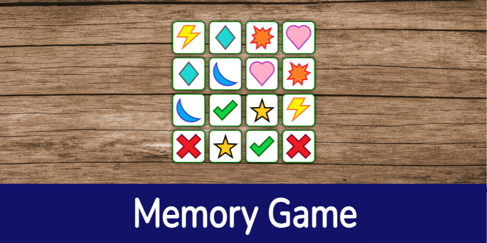 Memory Game - Title Card