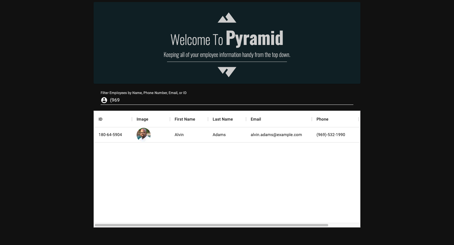 screenshot of pyramid