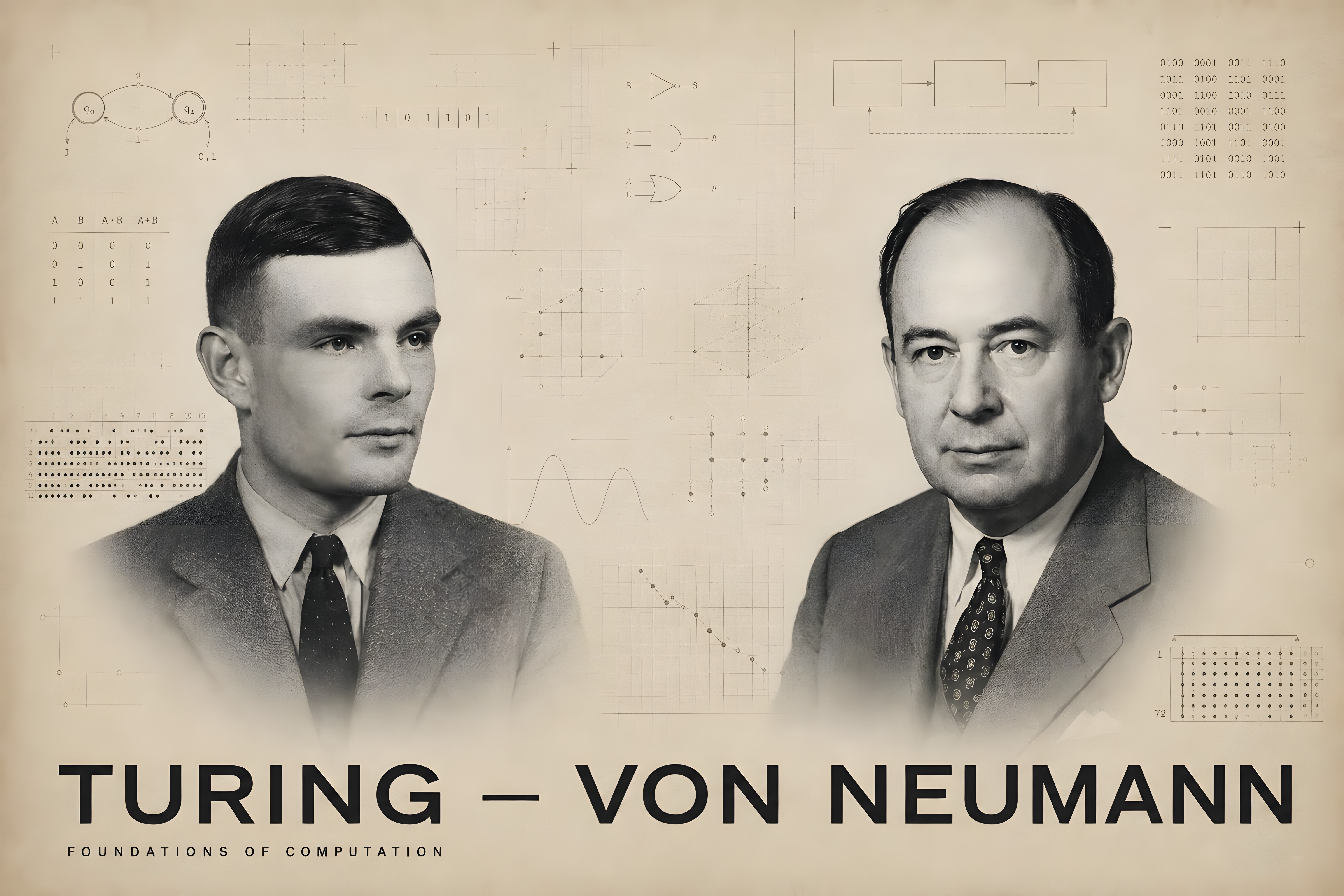 Turing and von Neumann