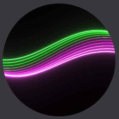 A sinebow shader.