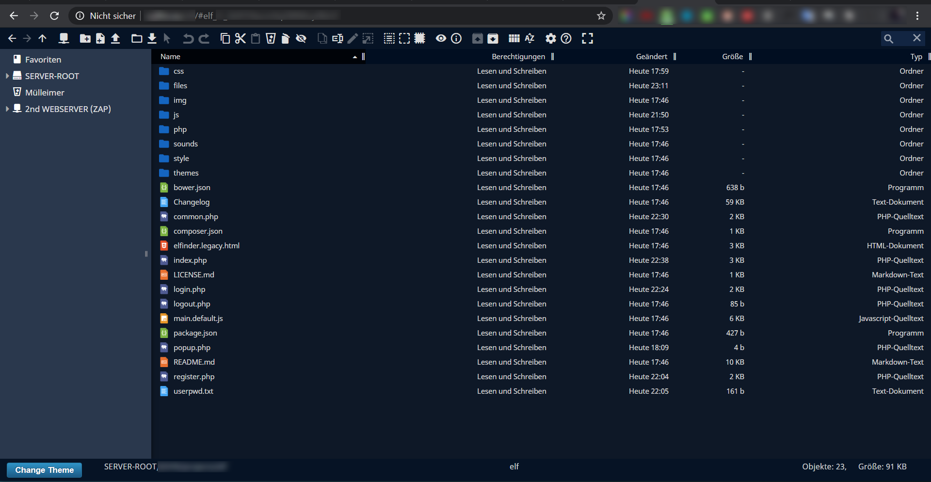 GitHub - vo1dzero/elFinderM: File Manager for web, modded with a ...