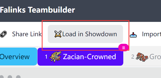 Teambuilder - Showdown!