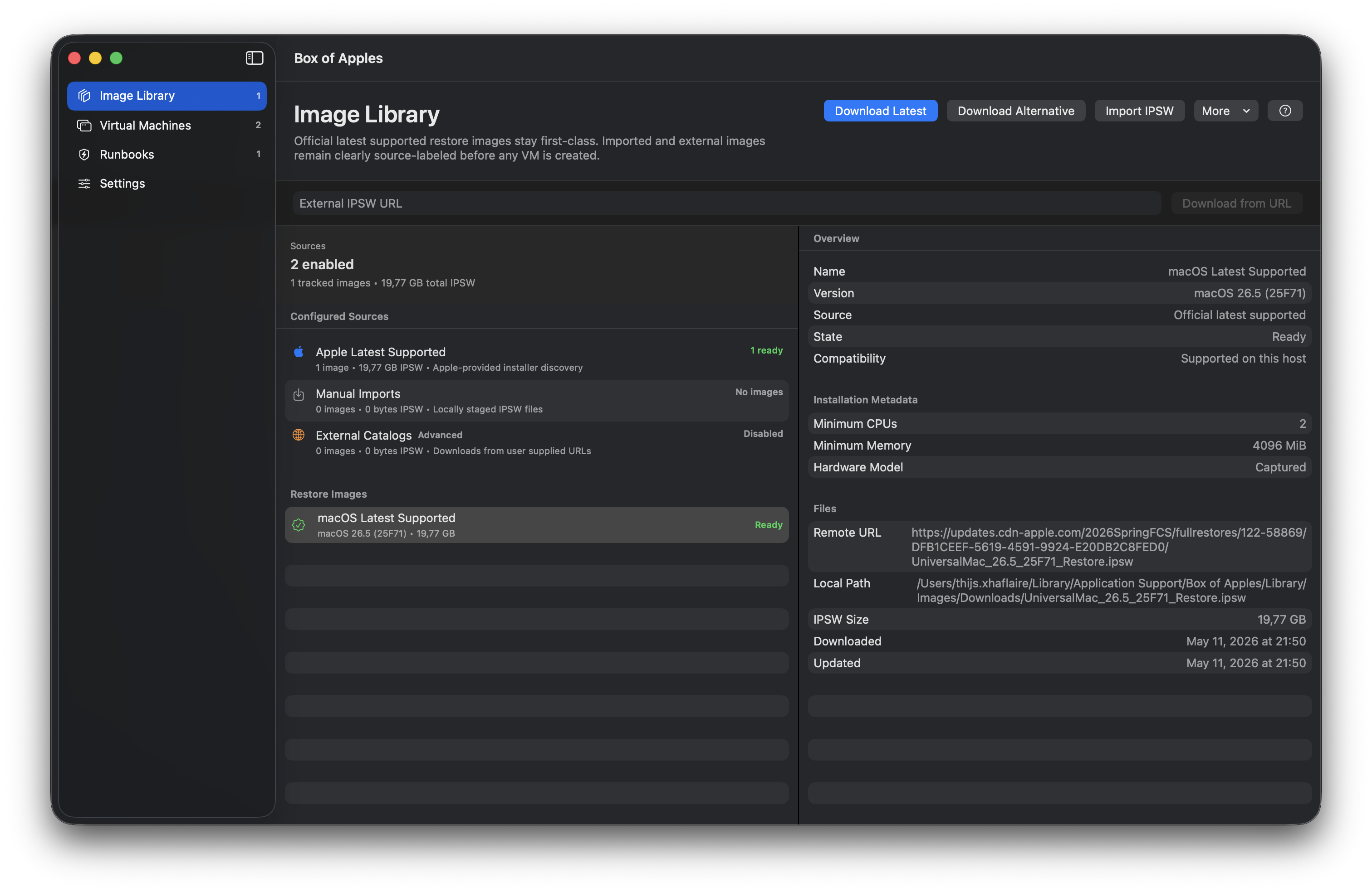 Box of Apples Image Library overview screenshot