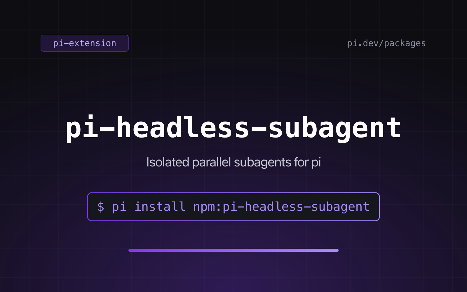 pi-headless-subagent preview