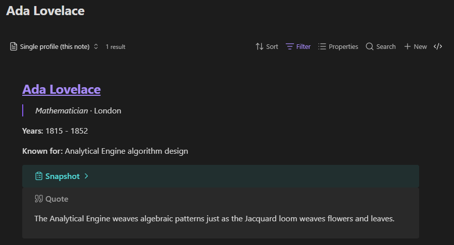 Embedded Example