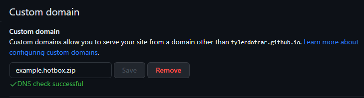 Custom Domain