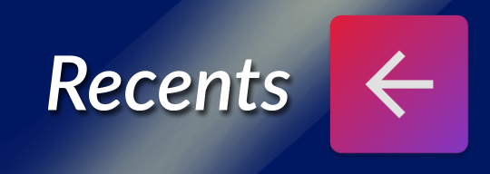 Recents app banner