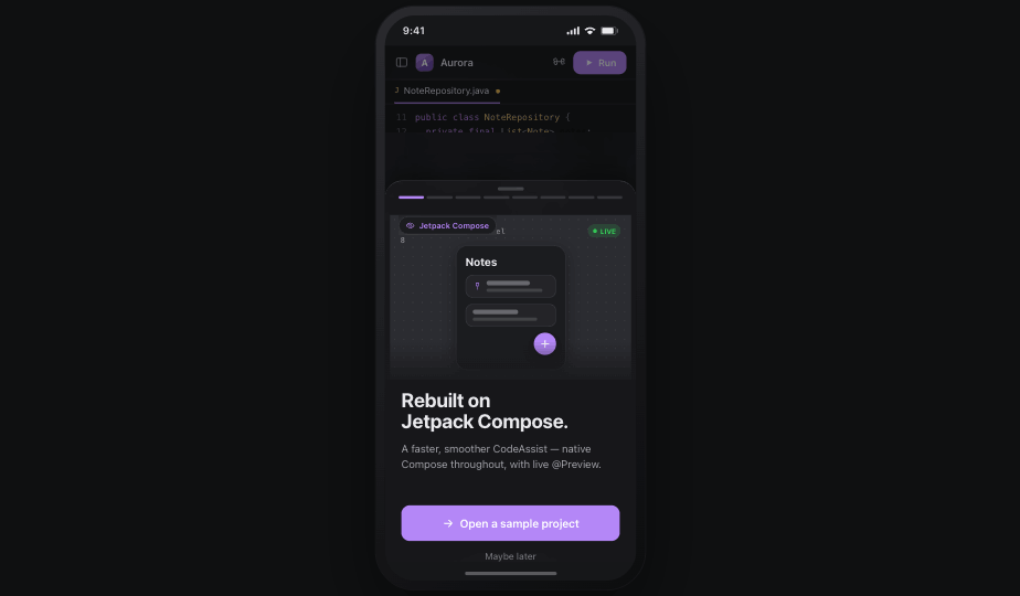 Built on Jetpack Compose