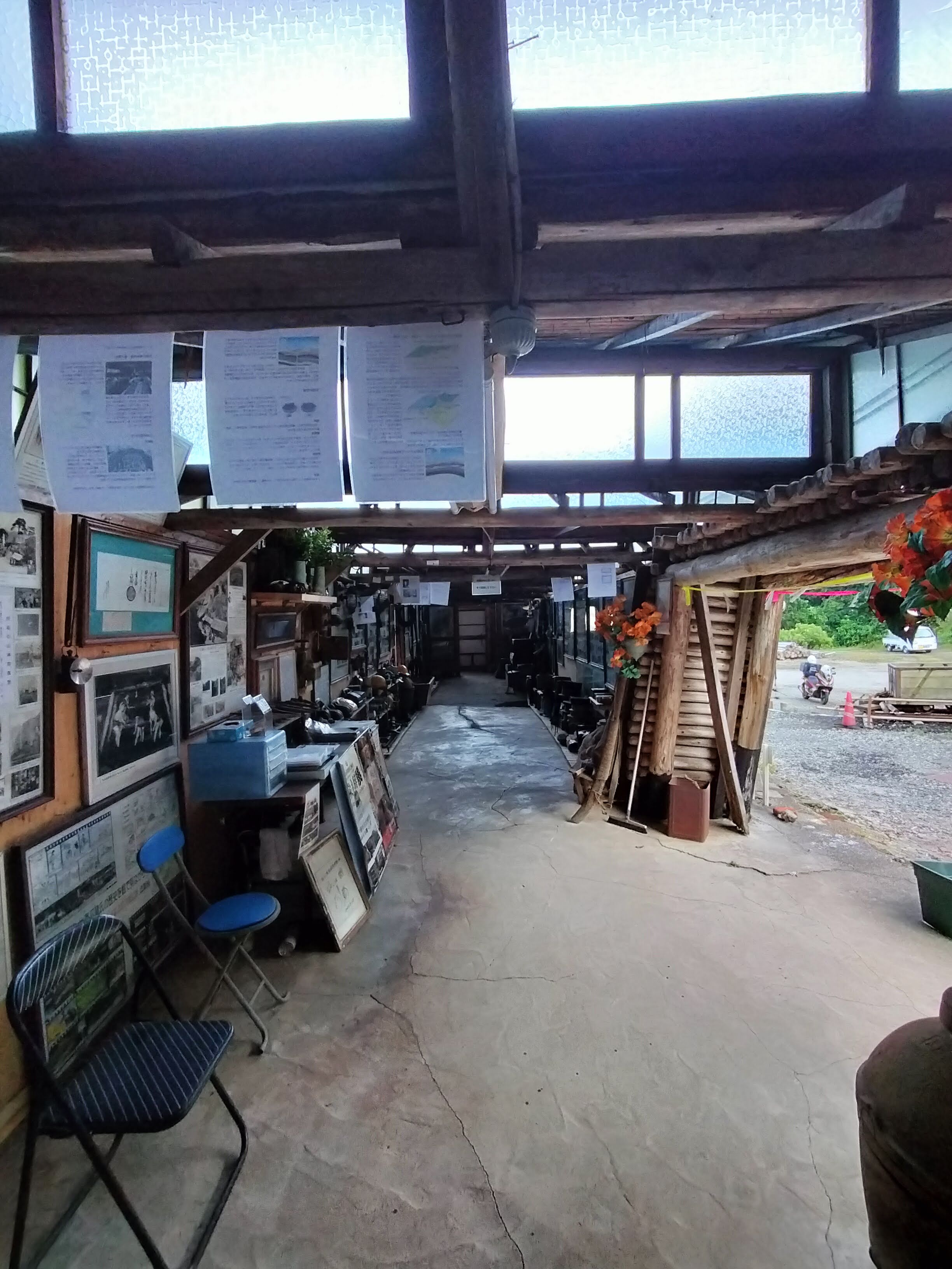 炭鉱資料の展示写真