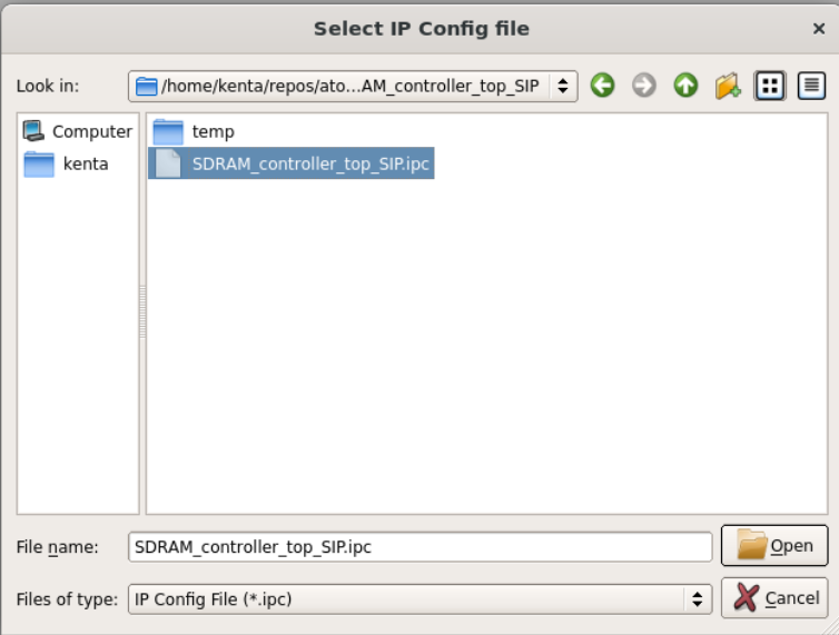 Select IP Config